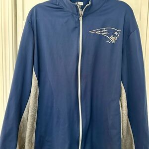 Men’s NFL Patriot zip up. Purchased at Patriot Place.  Same day shipping